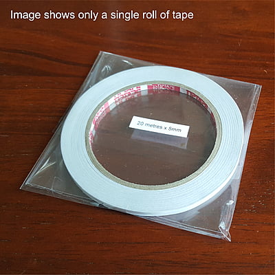 Twin Pack 5mm wide Double Sided Tape