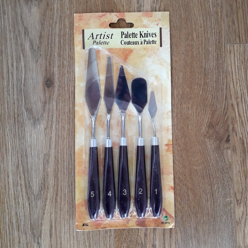 Artists Palette Knifes 5 pack