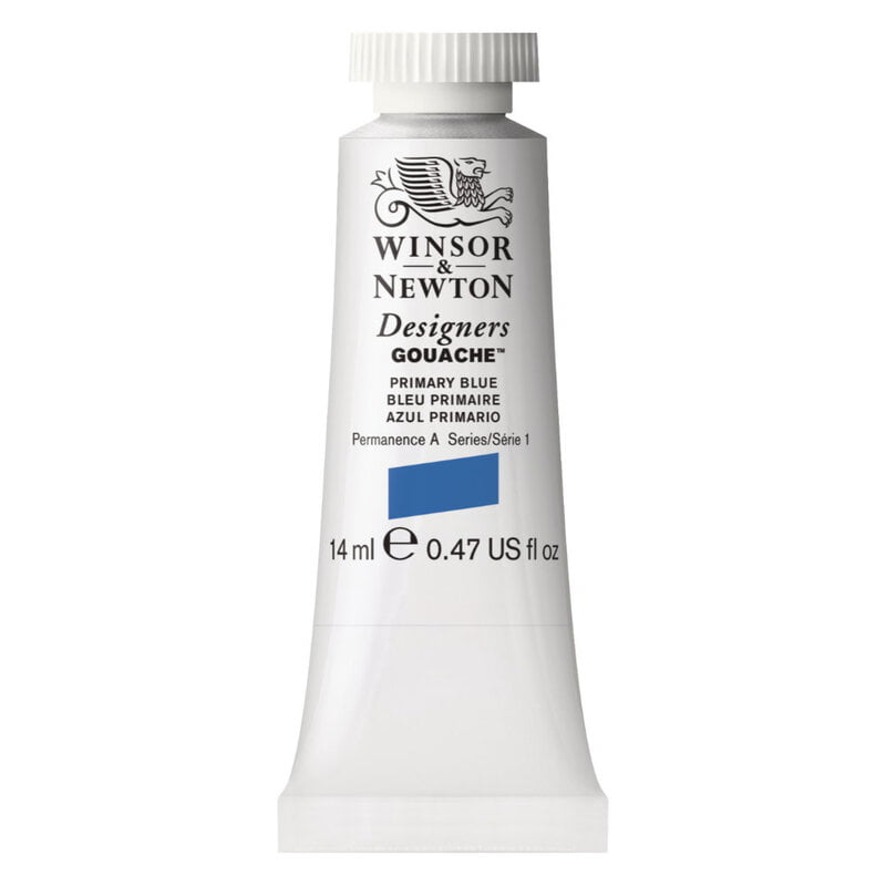 W&N Des Gouache 14ml Primary Blue 523 S1