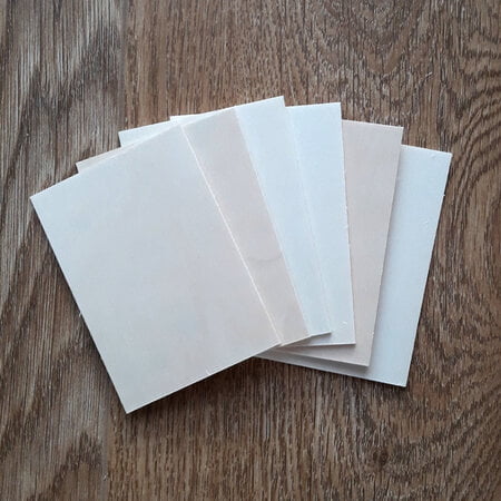 6 pack blank wooden Art Trading Cards (ATC)